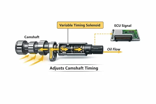 What is a Camshaft Variable Timing Solenoid? Functions and Benefits