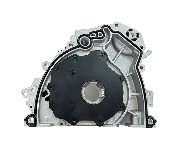 LR096231 oil pump mounting side and oil passages